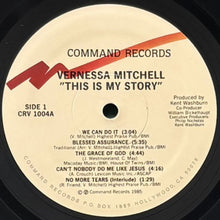 画像をギャラリービューアに読み込む, VERNESSA MITCHELL / THIS IS MY STORY