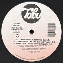 画像をギャラリービューアに読み込む, ALEXANDER O'NEAL featuring CHERRELLE / NEVER KNEW LOVE LIKE THIS