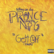 画像をギャラリービューアに読み込む, PRINCE AND THE N.P.G. / GETT OFF/VIOLET THE ORGAN GRINDER/GANGSTER GLAM/CLOCKIN' THE JIZZ