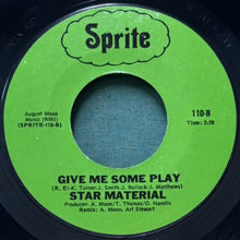 画像をギャラリービューアに読み込む, STAR MATERIAL / I NEED YOU/GIVE ME SOME PLAY