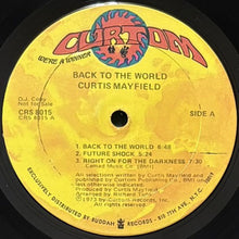 画像をギャラリービューアに読み込む, CURTIS MAYFIELD / BACK TO THE WORLD