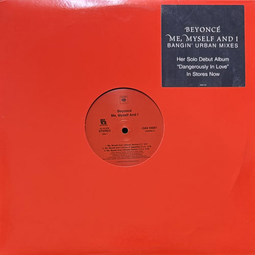 BEYONCE / ME, MYSELF AND I – VINYL CHAMBER