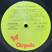 画像をギャラリービューアに読み込む, SASSAFRAS / WHEELIN' 'N' DEALIN'