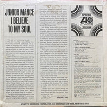 画像をギャラリービューアに読み込む, JUNIOR MANCE / I BELIEVE TO MY SOUL