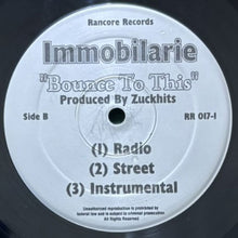 画像をギャラリービューアに読み込む, IMMOBILARIE / 718/BOUNCE TO THIS