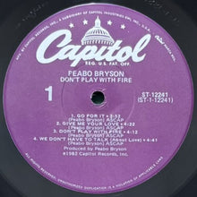 画像をギャラリービューアに読み込む, PEABO BRYSON / DON'T PLAY WITH FIRE