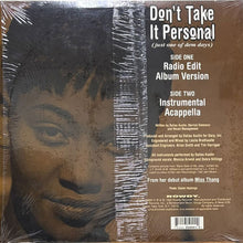 画像をギャラリービューアに読み込む, MONICA / DON'T TAKE IT PERSONAL (JUST ONE OF DEM DAYS)