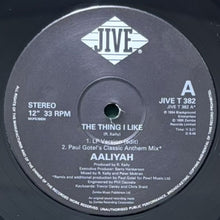 画像をギャラリービューアに読み込む, AALIYAH / THE THING I LIKE