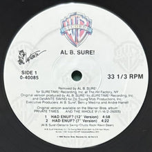 画像をギャラリービューアに読み込む, AL B. SURE! / HAD ENUF?