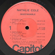 画像をギャラリービューアに読み込む, NATALIE COLE / INSEPARABLE