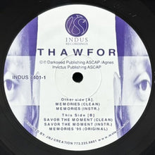 画像をギャラリービューアに読み込む, THAWFOR / MEMORIES/SAVOR THE MOMENT