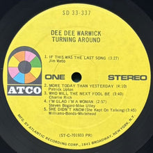 画像をギャラリービューアに読み込む, DEE DEE WARWICK / TURNING AROUND