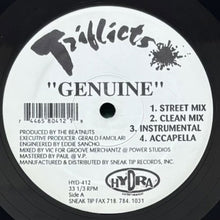 画像をギャラリービューアに読み込む, TRIFLICTS / GENUINE/DON'T MAKE ME TRY