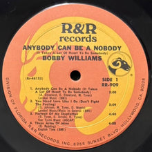 画像をギャラリービューアに読み込む, BOBBY WILLIAMS / ANYBODY CAN BE A NOBODY