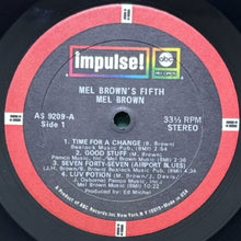 画像をギャラリービューアに読み込む, MEL BROWN / MEL BROWN'S FIFTH