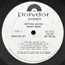 画像をギャラリービューアに読み込む, BOBBY GOSH / MOTHER MOTOR