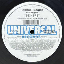 画像をギャラリービューアに読み込む, RAPHAEL SAADIQ featuring D'ANGELO / BE HERE