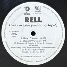画像をギャラリービューアに読み込む, RELL featuring JAY-Z / LOVE FOR FREE