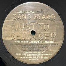 画像をギャラリービューアに読み込む, GANG STARR / DESCIPLINE/JUST TO GET A REP