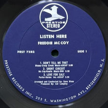 画像をギャラリービューアに読み込む, FREDDIE McCOY / LISTEN HERE