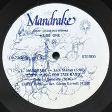 画像をギャラリービューアに読み込む, CHAFFEY COLLEGE JAZZ ENSEMBLE / MANDRAKE