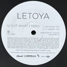 画像をギャラリービューアに読み込む, LETOYA / U GOT WHAT I NEED