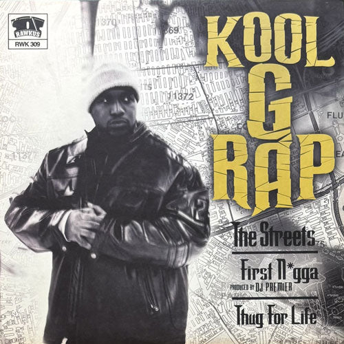 KOOL G RAP / THE STREETS/FIRST NIGGA (REMIX)/THUG FOR LIFE – VINYL