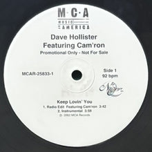 画像をギャラリービューアに読み込む, DAVE HOLLISTER featuring CAM'RON / KEEP LOVIN' YOU