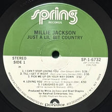 画像をギャラリービューアに読み込む, MILLIE JACKSON / JUST A LIL' BIT COUNTRY