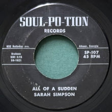 画像をギャラリービューアに読み込む, SARAH SIMPSON / ALL OF A SUDDEN/NEVER A DULL MOMENT