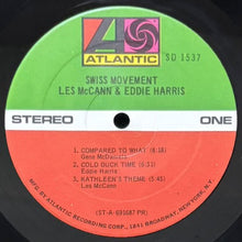 画像をギャラリービューアに読み込む, LES McCANN & EDDIE HARRIS / SWISS MOVEMENT