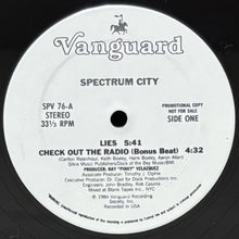 画像をギャラリービューアに読み込む, SPECTRUM CITY / LIES/CHECK OUT THE RADIO