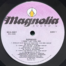 画像をギャラリービューアに読み込む, NORWOOD / I CAN'T LET YOU GO