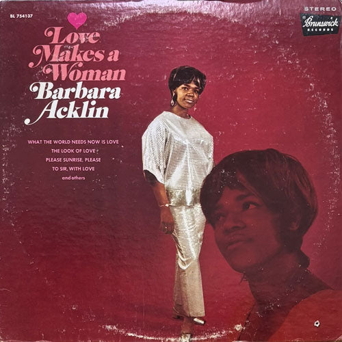 BARBARA AcKLIN / LOVE MAKES A WOMAN – VINYL CHAMBER