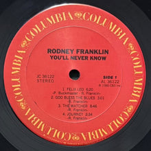 画像をギャラリービューアに読み込む, RODNEY FRANKLIN / YOU'LL NEVER KNOW