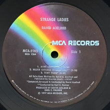 画像をギャラリービューアに読み込む, DAVID AXELROD / STRANGE LADIES