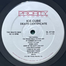 画像をギャラリービューアに読み込む, ICE CUBE / DEATH CERTIFICATE