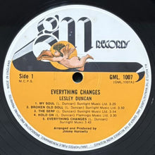 画像をギャラリービューアに読み込む, LESLEY DUNCAN / EVERYTHING CHANGES