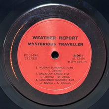 画像をギャラリービューアに読み込む, WEATHER REPORT / MYSTERIOUS TRAVELLER