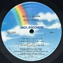 画像をギャラリービューアに読み込む, ALICIA MYERS / ALICIA AGAIN