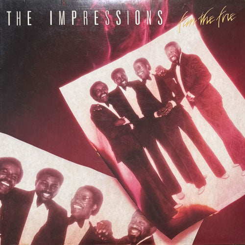 LP Impressions Fan The Fire RPL8086PROMO 	20TH CENTURY FOX Japan Vinyl OBI プロモ /00260 IMPRESSIONS / FAN THE FIRE – VINYL CHAMBER