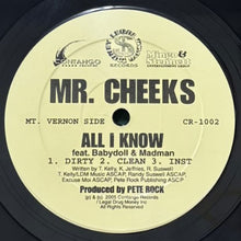 画像をギャラリービューアに読み込む, MR. CHEEKS / TURN IT UP/ALL I KNOW