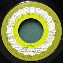 画像をギャラリービューアに読み込む, HAMILTON MOVEMENT / LOVE MAN (THAT'S WHAT I LONG TO BE)/WE'RE GONNA PARTY