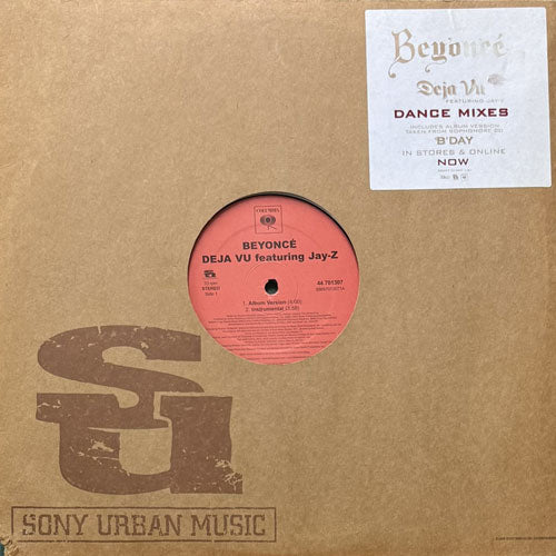 BEYONCE featuring JAY-Z / DEJA VU – VINYL CHAMBER