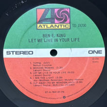 画像をギャラリービューアに読み込む, BEN E. KING / LET ME LIVE IN YOUR LIFE