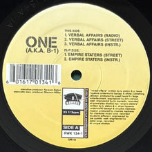 画像をギャラリービューアに読み込む, ONE aka B-1 / VERBAL AFFAIRS/EMPIRE STATERS