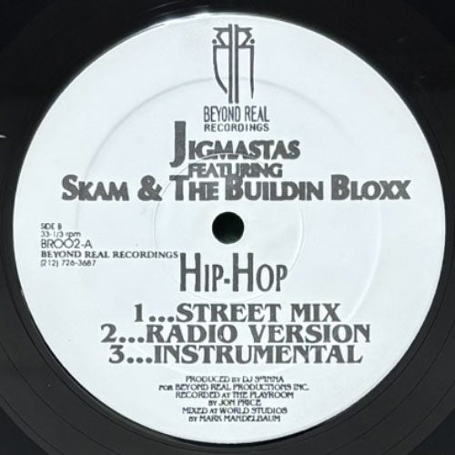 JIGMASTAS / HIP-HOP/BEYOND REAL REMIX – VINYL CHAMBER