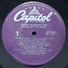画像をギャラリービューアに読み込む, DONNA WASHINGTON / GOING FOR THE GLOW