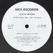 画像をギャラリービューアに読み込む, ALICIA MYERS / YOU GET THE BEST FROM ME/I WANT TO THANK YOU