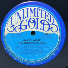 画像をギャラリービューアに読み込む, BARRY WHITE / THE MESSAGE IS LOVE